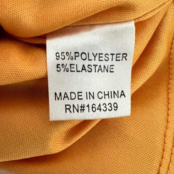 Petal and Pup Womens Whitehaven Orange Strapless Dress Midi Bodycon size 2 - Picture 12 of 14